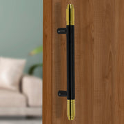 Plantex 14 Inch Door Handle for Main Door/Heavy Duty Main Door Handle/Pull Push Handle for Home/Office Ã¢â‚¬â€œ Pack of 1 (112,Black & Gold)