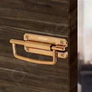 Plantex Door Stopper/5 Inch Baby Latch Kadi/Door Latch for Bathroom/Door Lock for Home/Office Doors - Pack of 4 (Rose Gold)