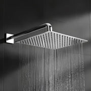 Plantex Stainless Steel Shower Head for Bathroom 12 x 12 inch with Water Saving Techonology/Rain Flow Overhead Shower without Arm/Bathroom Showers - (Ultra Slim-Chrome)