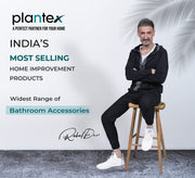Plantex Unbreakable ABS Plastic Double Soap Dish/Stand/Holder for Bathroom & Kitchen/Bathroom Accessories (Transparent)
