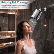 Plantex ABS Square Head Shower/4 Inch Overhead Rain Shower for Home/Hotel/Adjustable Shower Head for Bathroom - Pack of 1 (Chrome, 9012)