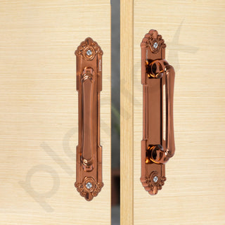 Plantex 8 Inch Heavy Duty Main Door Handle/Pull Push Handle for Main Door Home & Hotel/3 Years Warranty Pack of 2 (Rose Gold)