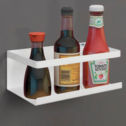 Plantex Magnetic Refrigerator Shelf/Magnetic Shelf for Fridge/Kitchen Organiser Storage Magnetic Spice Rack for Fridge (white)