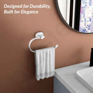 Plantex J4 Stainless Steel Towel Hanger for Wash Basin/Hand Towel Hanger/Napkin Holder for Wash Basin/Bathroom Accessories (Chrome Finish) Onix