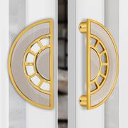 Plantex 8 Inch Main Door Handle/Door Handle for Home/Pull-Push Door Handle/Door Accessories - Pack of 1 (Gold, Satin White)