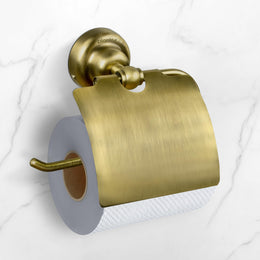 Plantex 304 Grade Stainless Steel Toilet Paper Roll Holder/Toilet Paper Holder in Bathroom/Kitchen/Bathroom Accessories - Skyllo (Antique)