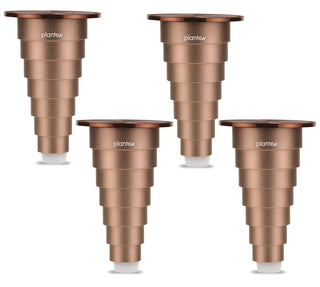 Plantex Rose Golden Eiffel 4-inch Sofa Leg for Table and furnitures - 8 Pcs