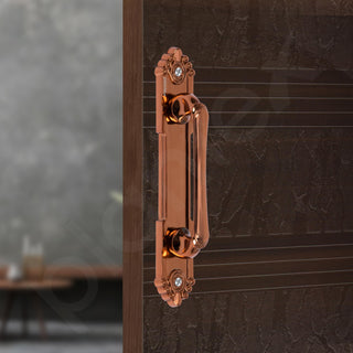 Plantex 8 Inch Heavy Duty Main Door Handle/Pull Push Handle for Main Door Home & Hotel/3 Years Warranty Pack of 1 (294, Rose Gold Finish)