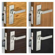Plantex Heavy-Duty Door Lock Set - Main Door Lock Handle Set/ 6-Lever Lock Mechanism with 3 Years of Warranty/Mortise Lock with 3 Keys, Brass Lock Body & Cylinder (8107 - Matt)