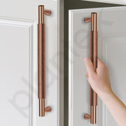 Plantex Cabinet Handle/Kitchen Cabinet Door Handle/Wardrobe/288 mm Cupboard Handle/Door Pull-Push Handle for Home/Office - Pack of 2 (Rose Gold)