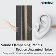 Plantex Louvers Panel for Wall/8 Feet Wall Panels/3D Charcoal Panel for Interior Walls DÃƒÆ’Ã‚Â©cor - Pack of 10 Covers - 80 Sq. Ft, Size-1 Feet x 8 Feet (YD-1209)
