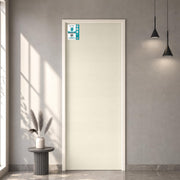 Plantex WPC Doors for Home (25 mm - Thickness)/Waterproof Bathroom Door/2.25x6.75 Feet Wooden Finished Door for Office/Balcony/Kitchen, Density-550 (27x81 inch)