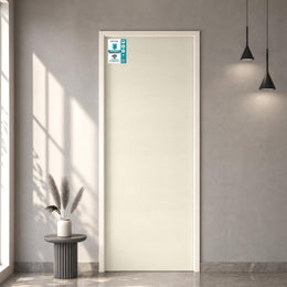 Plantex WPC Doors for Home (25 mm - Thickness)/Waterproof Bathroom Door/2.25x6.75 Feet Wooden Finished Door for Office/Balcony/Kitchen, Density-550 (27x81 inch)