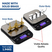 Plantex Brass Concealed Shower Mixer Valve with 3 Lever Exposed Parts Kit/High Flow Manual Diverter/Wall Mounted Bathroom Shower Control Valve  (Venice-1538)