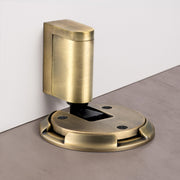 Plantex Door Stopper for Home/Floor Mounted Door Holder/Door Stopper for Hotel/Office/Stops for Door - Pack of 1 (Brass Antique)