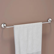 Plantex Stainless Steel Single Towel Rod/Towel Bar/Towel Holder/Towel Hanger for Bathroom/Bathroom Accessories - 24 Inch (Chrome)