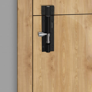 Plantex Joint-Less Tower Bolt for Door - 4- inches Long Latch - Pack of 4 (Multicolour)