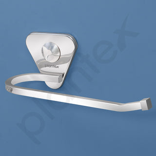 Plantex Pyramid Stainless Steel Hand Towel Holder/Napkin Hanger/Towel Hanger for Wash Basin/Bathroom Accessories (Chrome) - Pack of 1