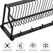 Plantex Space Aluminium Bathroom Hangers for Clothes/Towel Holder in Bathroom/Towel Stand/Bathroom Accessories (22 Inch) Matt Black