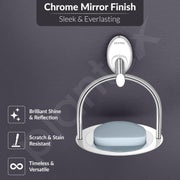 Plantex 304 Grade Stainless Steel Soap Holder Stand for Bathroom/Soap Dish/Soap Holder/Soap Stand/Bathroom Accessories - Oreva(Chrome)