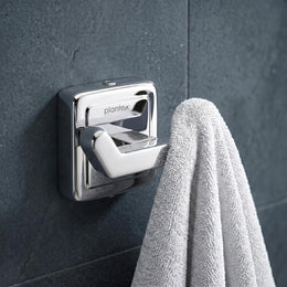 Plantex 304 Grade Stainless Steel Robe Hook/Hanger/Hook for Hanging Towel in Bathroom/Living Room - Decan (Chrome)