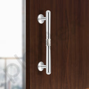 Plantex Door Handle/Pooja Room Handle/8 Inch Door Handles for Main Door/Pull Push Handle/3 Years Warranty - Pack of 1 (S-142, Chrome)