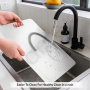 Plantex Stainless Steel Chopping Board/Vegetable Cutting Board/Anti-Bacterial, Scratch-Resistant, Durable, Non-Slip & Knife Friendly Cutting Pad (Size- 31 X 20.5 cm)