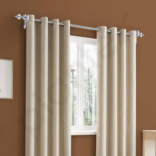 Plantex Curtain Holder/Diamond Shape Curtains Brackets/Curtains Rod Holder for Home (Chrome - 5 Pair)