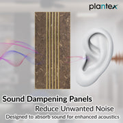 Plantex Louvers Panel for Wall/8 Feet Wall Panels/3D Charcoal Panel for Interior Walls DÃ©cor - Pack of 7 Covers - 56 Sq. Ft, Size-1 Feet x 8 Feet (YD-1201)
