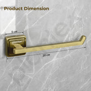 Plantex 304 Grade Stainless Steel Towel Hanger for Washbasin/Napkin Holder for Bathroom & Kitchen/Hand towel hanger/Bathroom Accessories - Decan (Brass Antique)