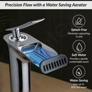 Plantex Pure Brass Basin Mixer Tap Hot & Cold/Single Lever Pillar Cock Water Tap for Basin/Mixer tap for Wash Basin-(Chrome)