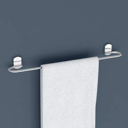 Plantex 304 Grade Stainless Steel Bathroom Single Towel Rod/Towel Hanger for Kitchen/Towel Bar/Towel Stand/Bathroom Accessories - Parv (24 inch - Chrome)