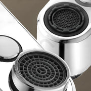 Plantex Brass Universal Rotation Splash Protector for Kitchen/2 Mode (Up Down Water Outlet) Tap extender for Kitchen sink-(H-143-Chrome)