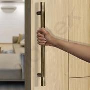 Plantex Heavy Duty Door Handle/Door & Home Decor/24 inch Main Door Handle/Door Pull-Push Handle - Pack of 1 (Brass Antique) - 3 Years Warranty