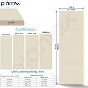Plantex WPC Doors for Home (25 mm - Thickness)/Waterproof Bathroom Door/2.25x6.75 Feet Wooden Finished Door for Office/Balcony/Kitchen, Density-550 (27x81 inch)