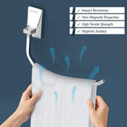 Plantex Rotatable 304 Stainless Steel Towel Hanger for Wash Basin/Towel Holder for Bathroom/Napkin Hanger/Bathroom Accessories - Crystal (Chrome)