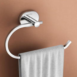 Plantex J4 Stainless Steel Towel Hanger for Wash Basin/Hand Towel Hanger/Napkin Holder for Wash Basin/Bathroom Accessories (Chrome Finish) Onix