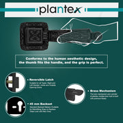 Plantex Premium Door Locks with 3 Years of Warranty by Plantex/Main Door Lock for Home/Mortise Lock for Door (643 - Black)