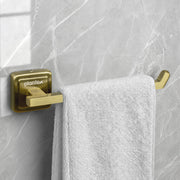 Plantex 304 Grade Stainless Steel Towel Hanger for Washbasin/Napkin Holder for Bathroom & Kitchen/Hand towel hanger/Bathroom Accessories - Decan (Brass Antique)