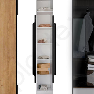 Plantex Profile Handle for Kitchen Cabinet/34 Inch Alluminium Drawer Profile Handle/Wardrobe Pull Handle for Home/Office/Hotel - Pack of 5 (Black)