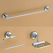 Plantex Nipron 304 Grade Stainless Steel Towel Rod for Bathroom/Soap Holder/Napkin Ring/Bathroom Accessories - Chrome
