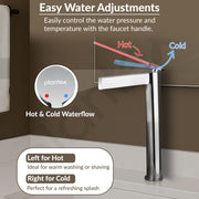Plantex Pure Brass Pillar tap for wash Basin/Mixer tap for Bathroom/Wash Basin Tap/Faucet for Wash Basin- (7878-Chrome)