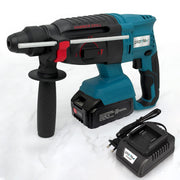 Plantex 21V Cordless Heavy Duty Hammer Drill Machine with battery & charger/Rotary Hammer/Load Speed 6000rpm/Copper winding - (Blue & Black)