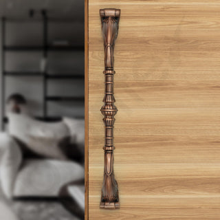 Plantex Door Handle/14 Inch Aluminium Main Door Handle/Pull-Push Doorhandle - (Pack of 2, Copper Antique)