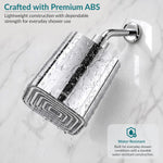 Plantex ABS Square Head Shower/4 Inch Overhead Rain Shower for Home/Hotel/Adjustable Shower Head for Bathroom - Pack of 1 (Chrome, 9011)