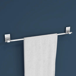 Plantex 304 Grade Stainless Steel 24 inch Single Towel Rod/Towel Holder for Bathroom/Towel Bar/Hanger/Stand/Bathroom Accessories - Senso (Chrome)
