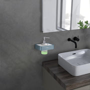 Plantex Aluminium and Acrylic Shampoo Dispenser/Liquid Soap Dispenser for Bathroom/Handwash Dispenser/Bathroom Accessories - (Grey and Milky White)