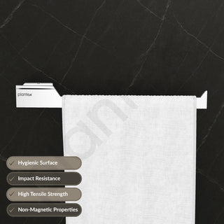 Plantex Napkin Ring for Bathroom/304 Grade Stainless Steel Towel Ring/Towel Holder/Towel Hanger/Bathroom Accessories - Pack of 1 (Tesla - 2703, Chrome)