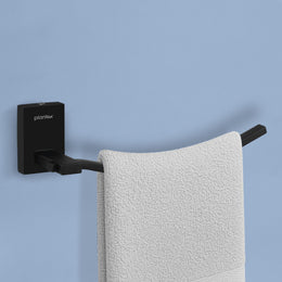 Plantex 304 Grade Stainless Steel Towel Ring for Wash Basin/Napkin Hanger/Towel Hanger/Napin Holder/Bathroom Accessories - Senso (Black)