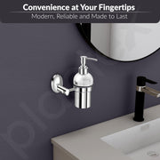 Plantex 304 Grade Stainless Steel Silver Wash Basin Handwash Holder/Wall Mounted Dispenser/Bathroom Accessories - Oreva (Chrome)